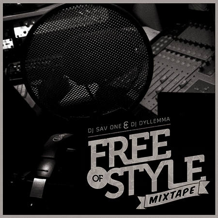 dj sav one and dj dyllemma freeofstyle mixtape front cover