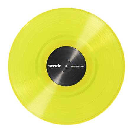 neon yellow record