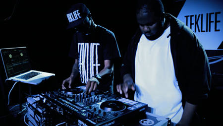 Roland DJ-808 Mini-mix with DJ Earl and Spinn of Teklife