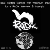 listen and download to radix interview on beat trotterz show fron boston interview on mixlawax hip hop radio