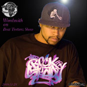 listen and download to wordsmith the great of nu revolution camp from baltimore interview on beat trotterz show november 29th, 2009 on mixlawax hip hop radio