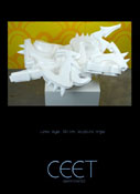 sculpture by ceet white style 140cm